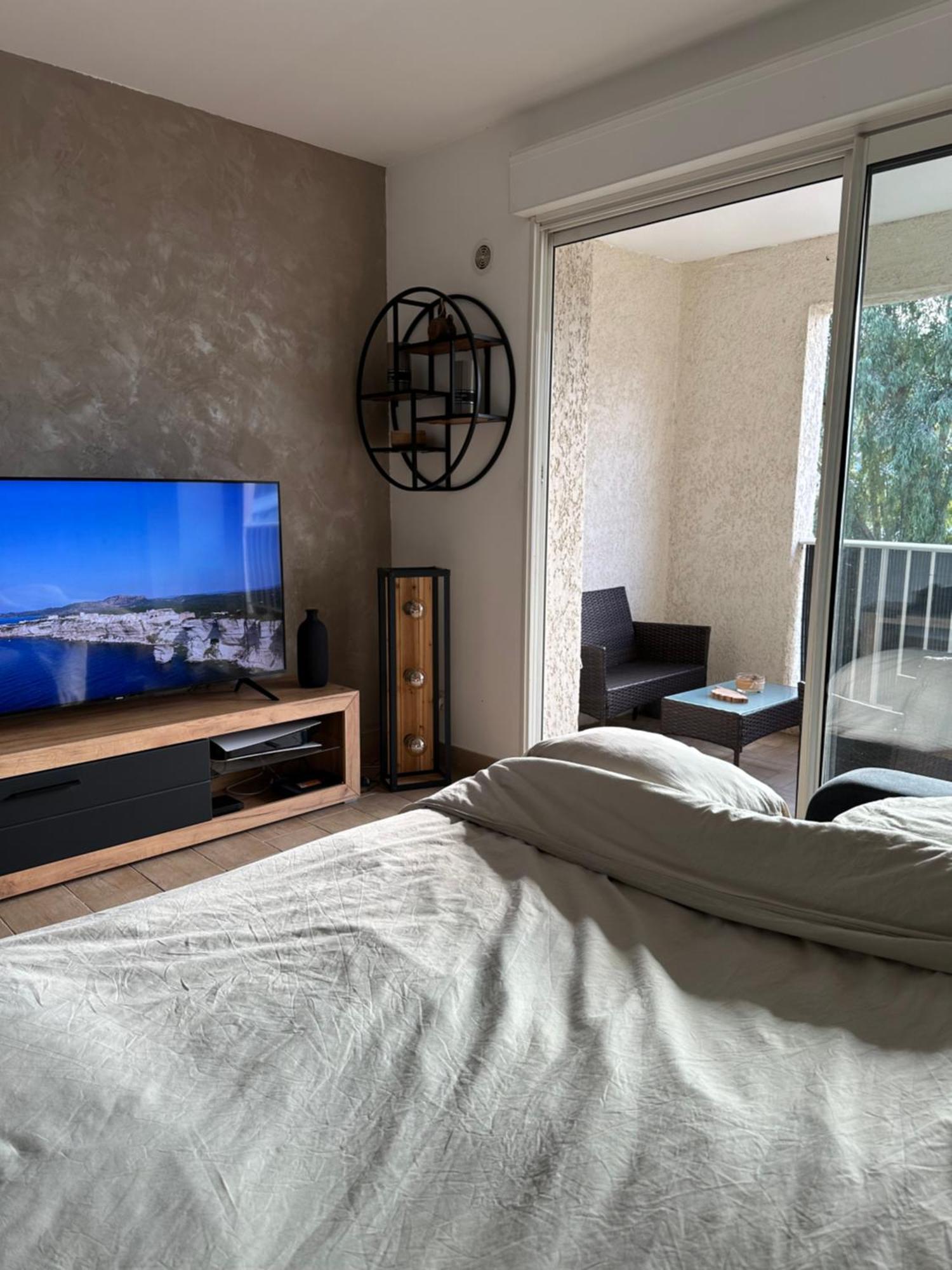 Appartement T2 - Vue Montagne Biguglia  Exterior foto